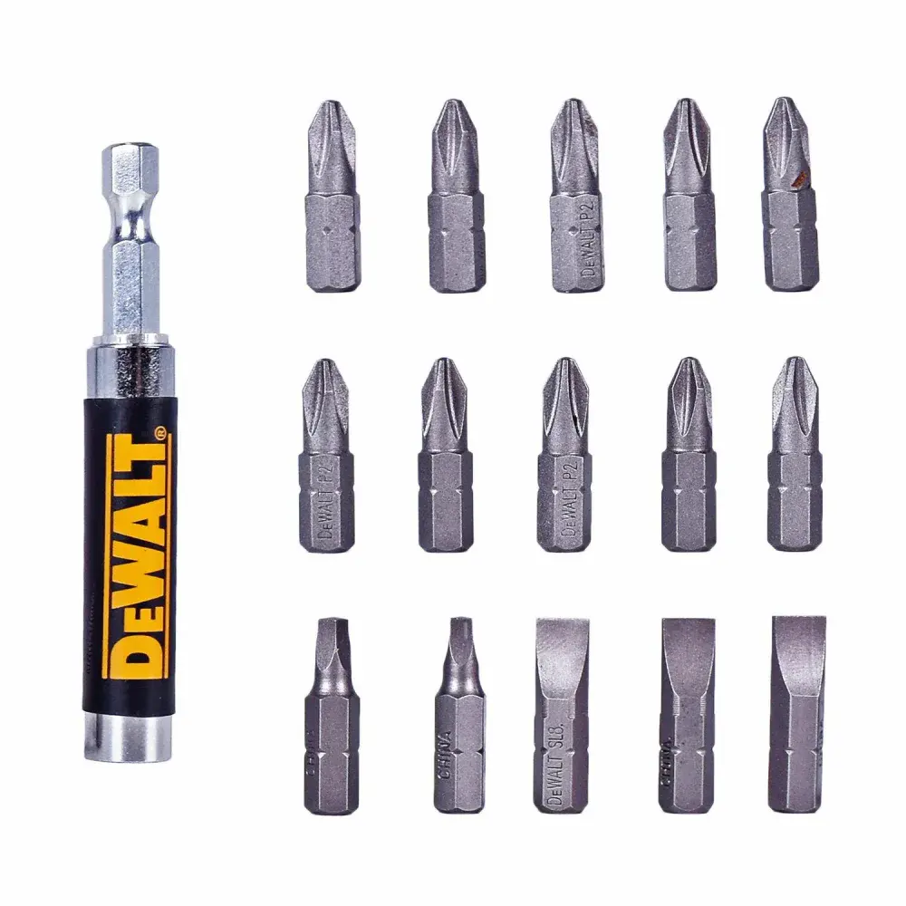 Jogo de bits com guia magnética 25,4MM com 16 peç Dewalt