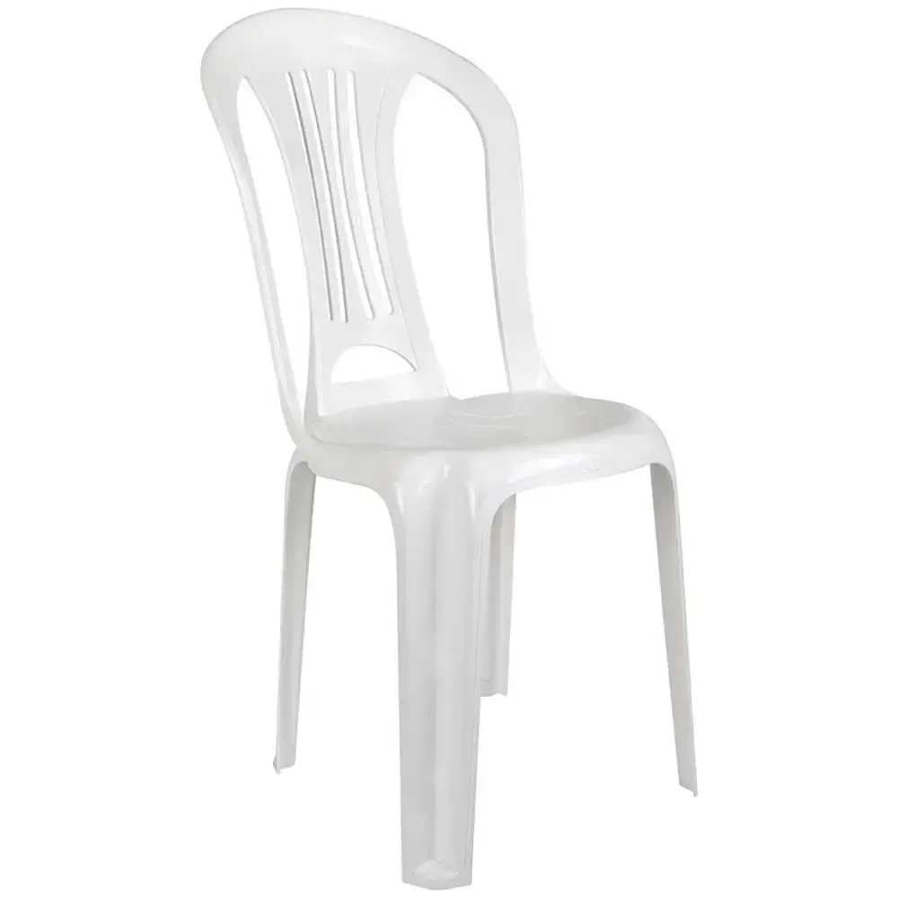 Cadeira bistrô em plástico branco 15151103 Mor — fotografia de referência