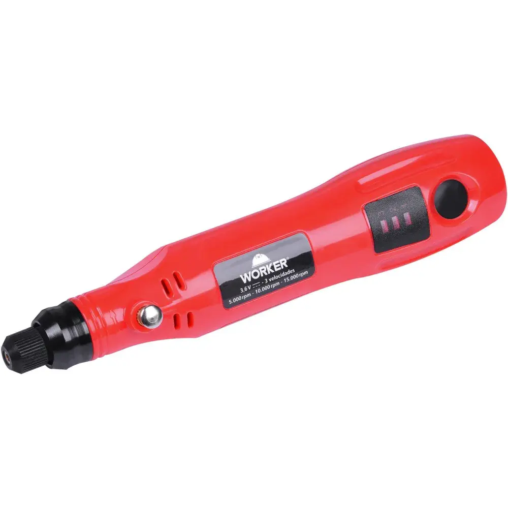 Microrretífica 3,6V 13 peç bivolt Worker — fotografia 3