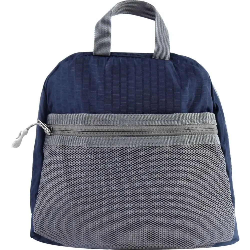 Mochila ultra compacta em poliéster azul 30L Kala — fotografia 5
