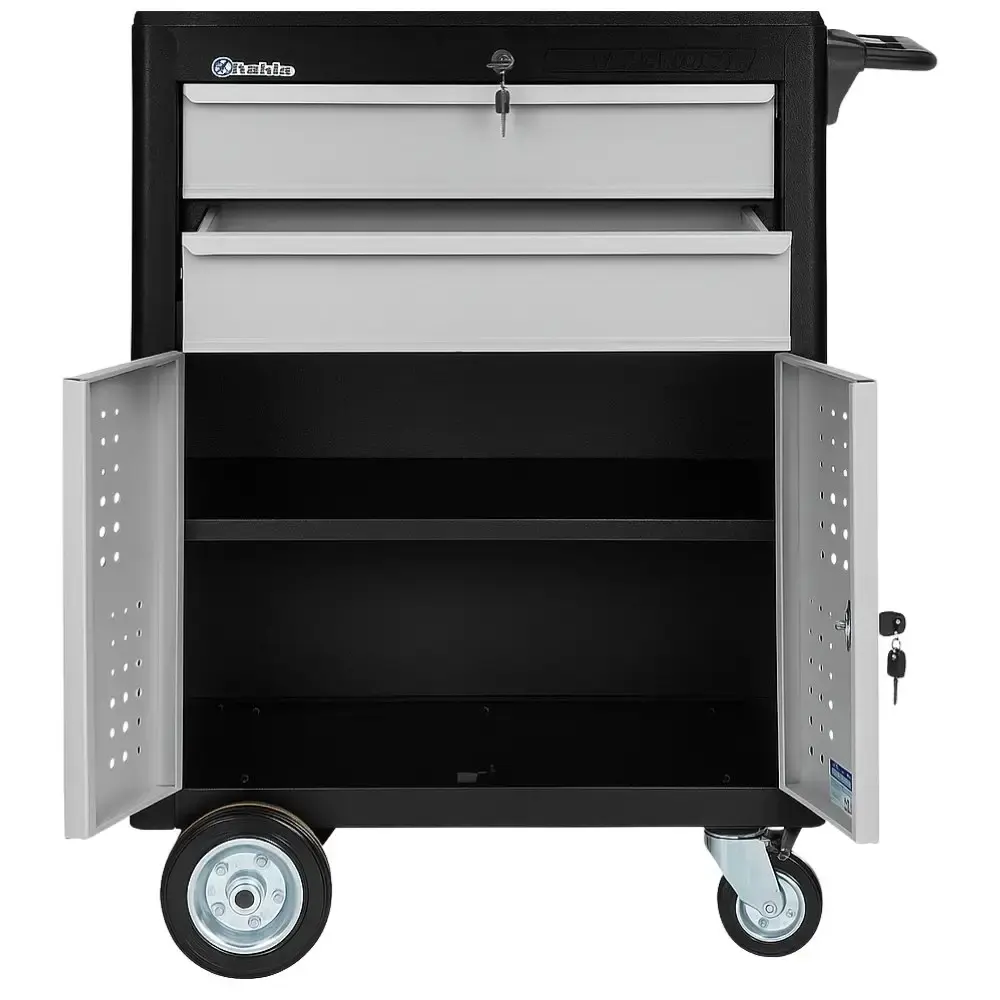 Carrinho para Ferramentas Fechado 2 Gavetas 86 x 40 x 40cm BlackSeries CR-39B MARCON — fotografia 3