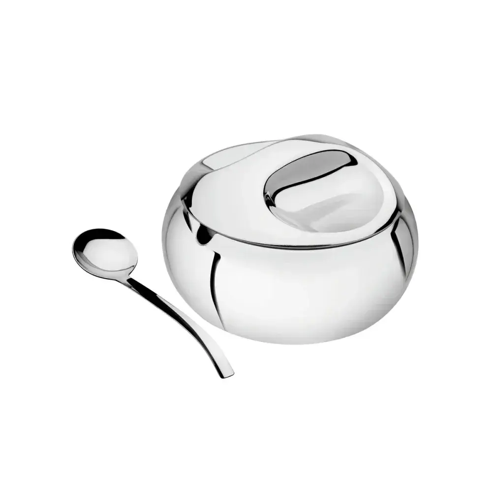 Açucareiro aço inox com colher 64400500 Tramontina — fotografia 4