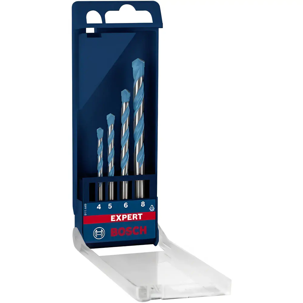 Jogo de Brocas EXPERT CYL-9 MultiConstruction 4 à 8 mm, 4 Peças BOSCH