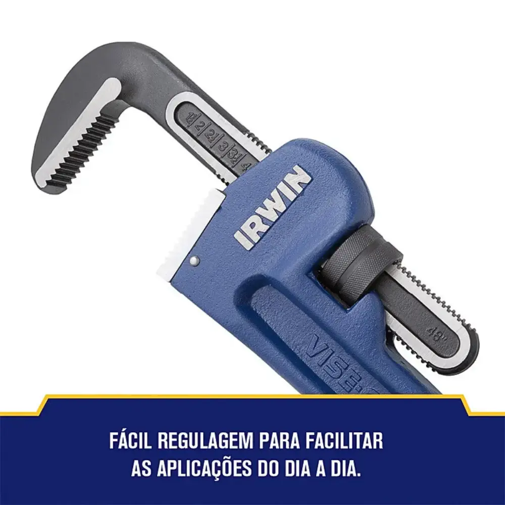 Chave Grifo 18 polegadas Heavy Duty 274103 IRWIN — fotografia 3