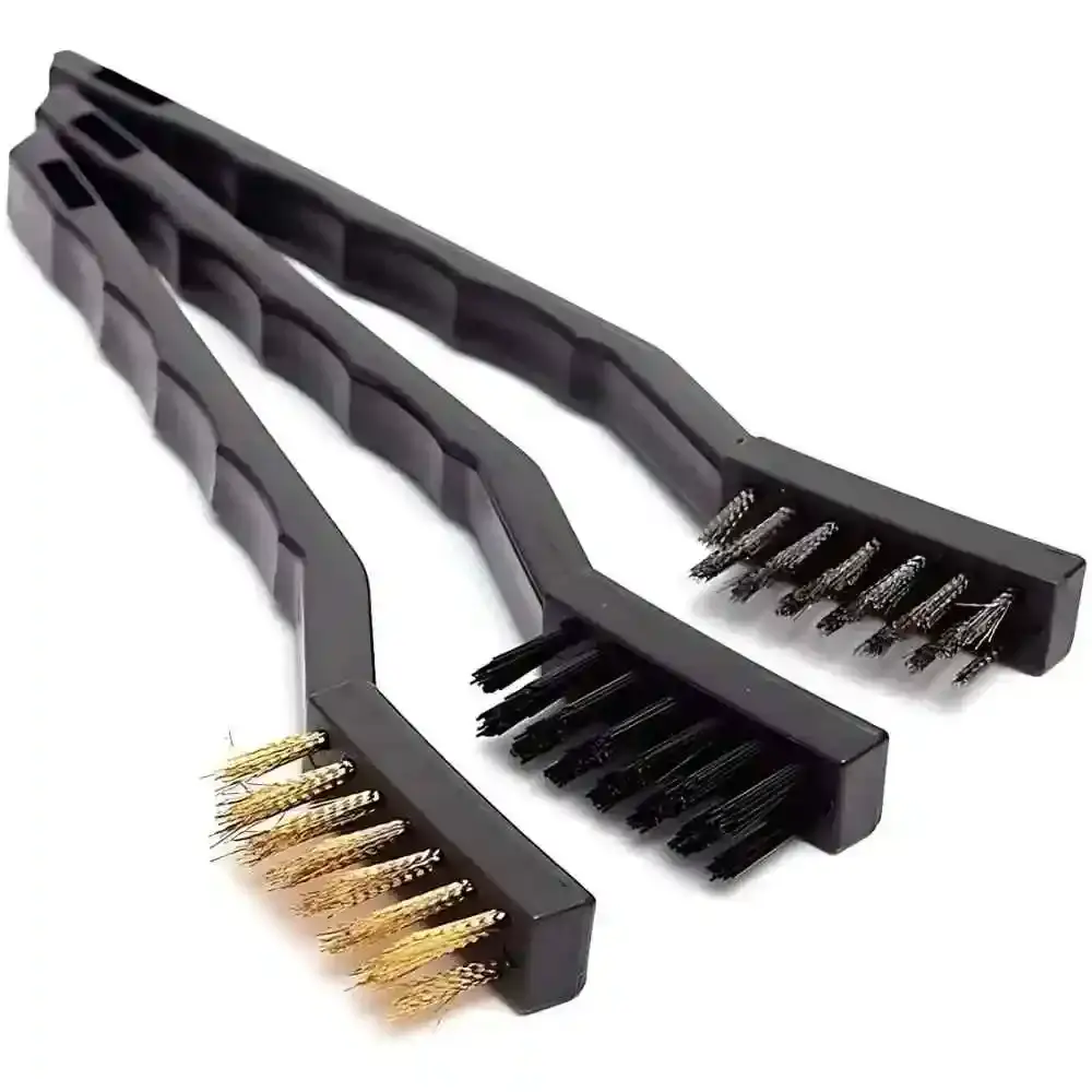 Jogo de escovas de aço manual kit com 3 peças MTX — fotografia 5