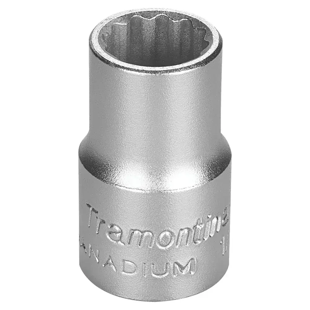 Soquete estriado em aço cromo vanádio 13 mm - encaixe 1/2 Tramontina 44833113 — fotografia 3