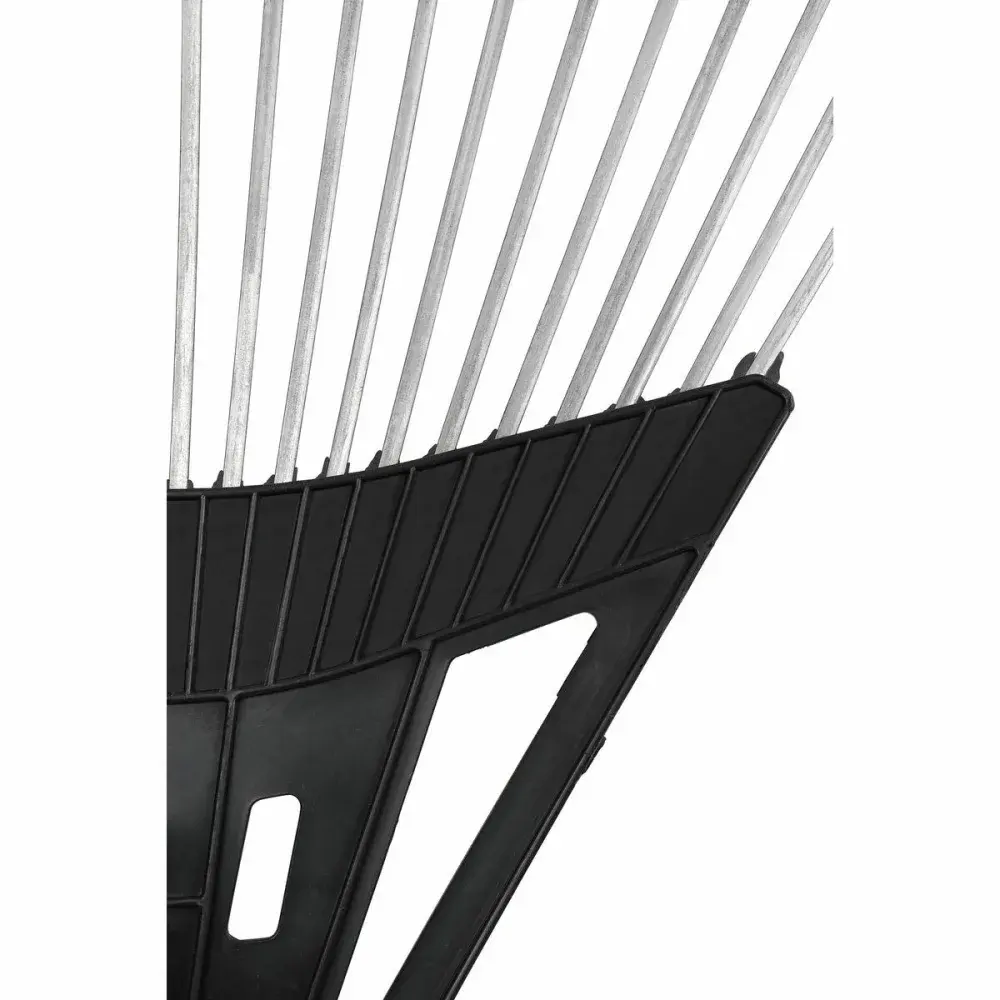 Rastelo para jardim com 22 palhetas 2,8MMX120CM preto Collins — fotografia 2