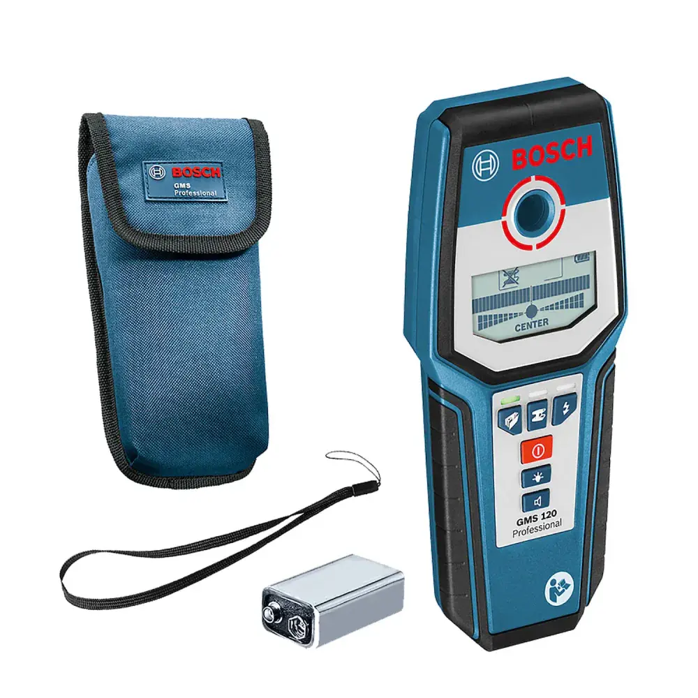 Detector de materiais de profundidade 120MM gms 120 Bosch — fotografia 6