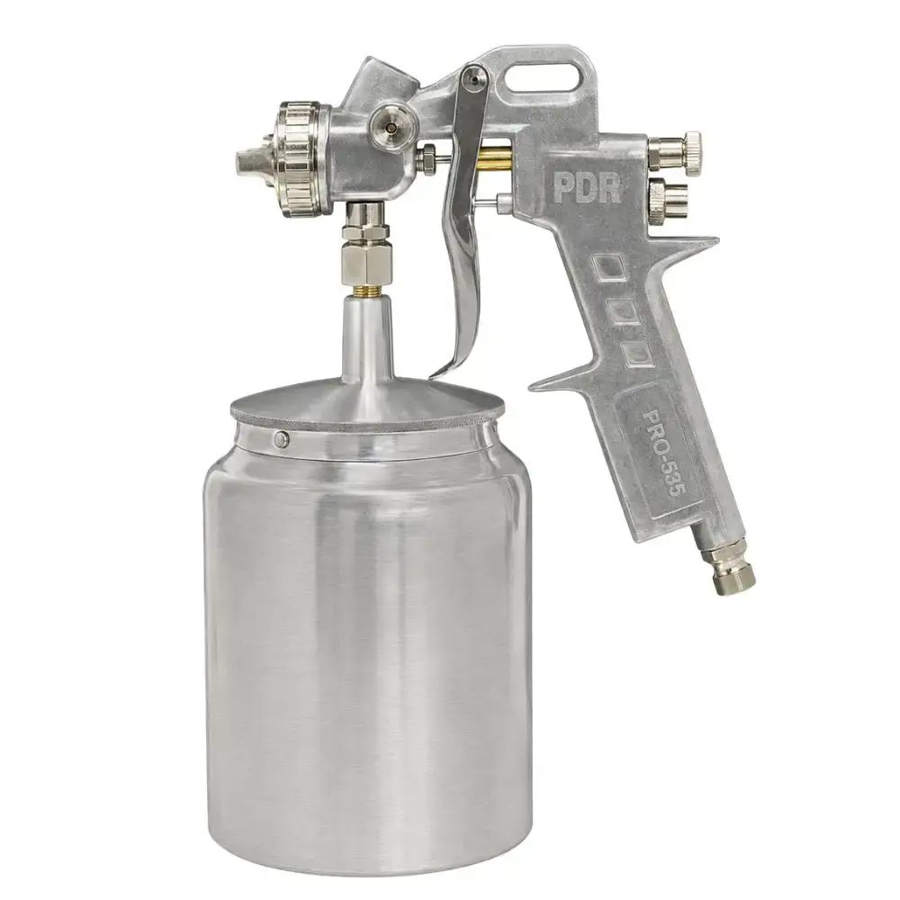 Tanque de pintura 10 litros com pistola de pintura sucção PDR Ldr2 — fotografia 6