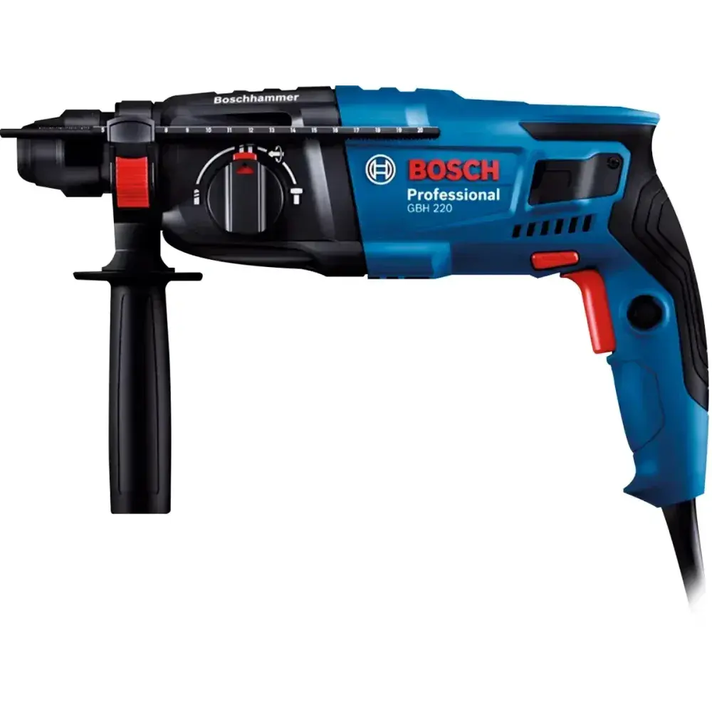 Martelete rompedor em sds plus com maleta GBH220 720W 127V Bosch — fotografia 6