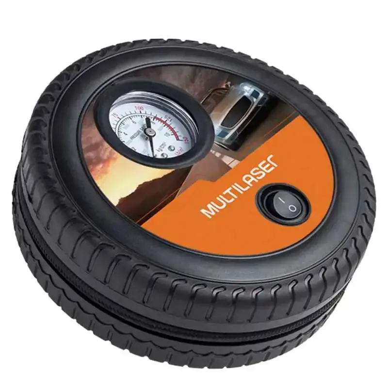 Compressor de ar 12V multiuso automotivo 15L/MIN 150 PSI com 3 bicos roda AU615 Multilaser — fotografia 5