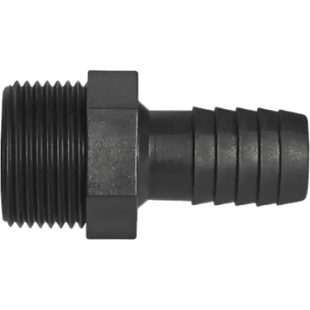 Conexão de mangueira adaptador de redução 1/2”/8” preto Liege — fotografia 2
