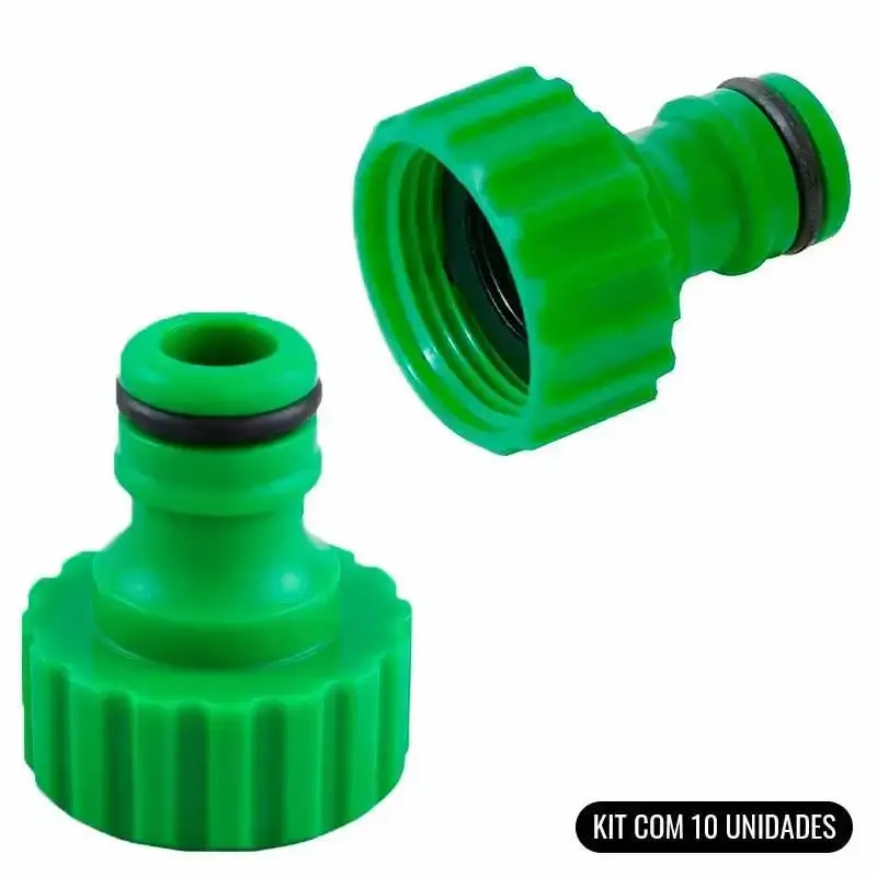 Adaptador para torneira 3/4 pol kit com 10 unidades DY-8017 Trapp — fotografia de referência