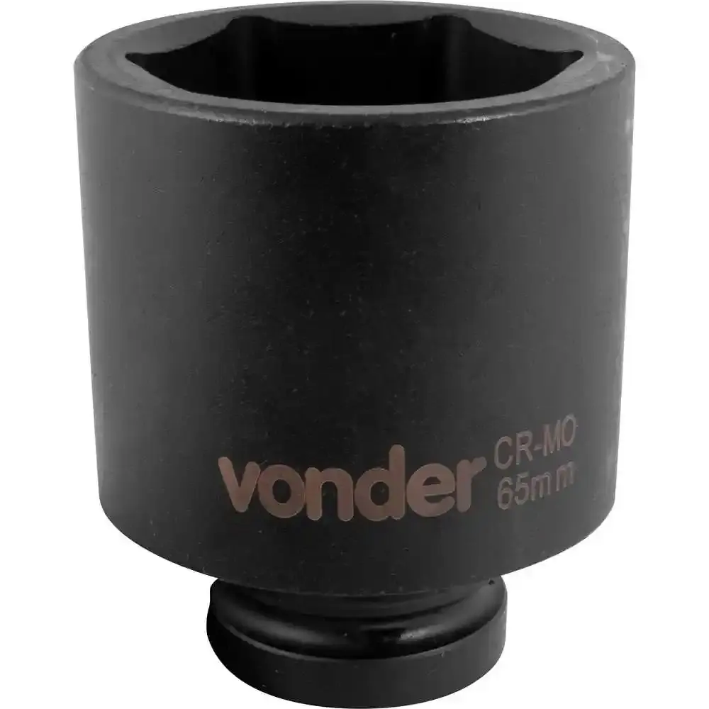 Soquete sextavado de impacto longo encaixe 1 POL 65 MM Vonder — fotografia 4