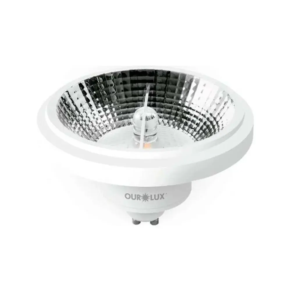 Lamp led AR111 dimer 12W 2700K biv 24 Ourolux — fotografia 3