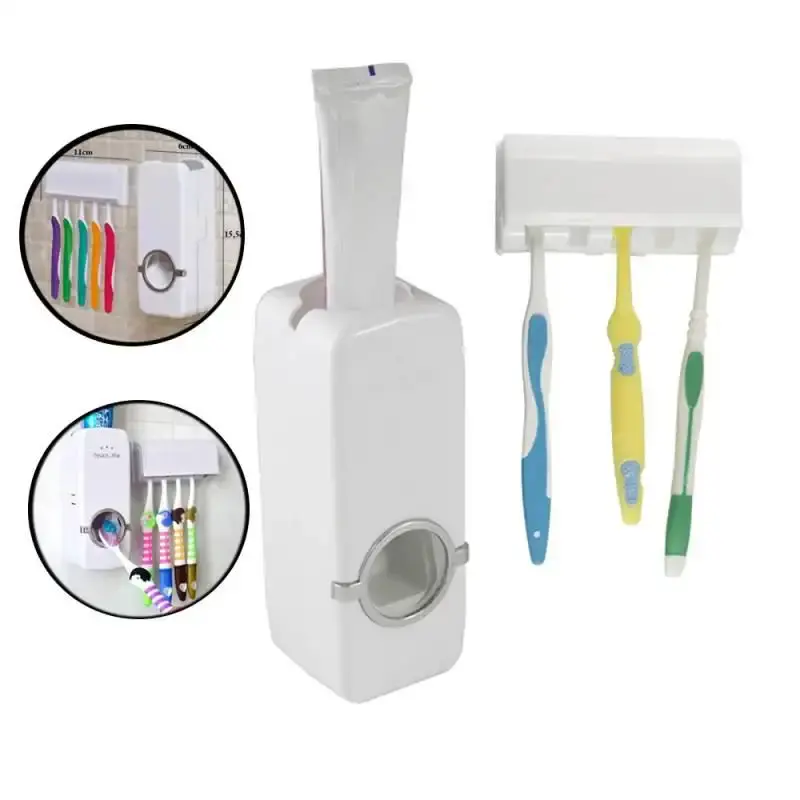 Dispenser à vácuo para creme dental com suporte para escovas DP-95 Western