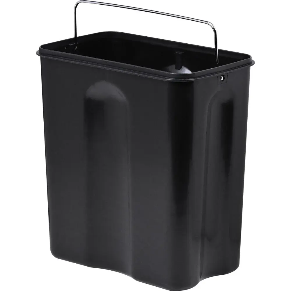 Lixeira retangular slim aço inox 5L Kala — fotografia 3