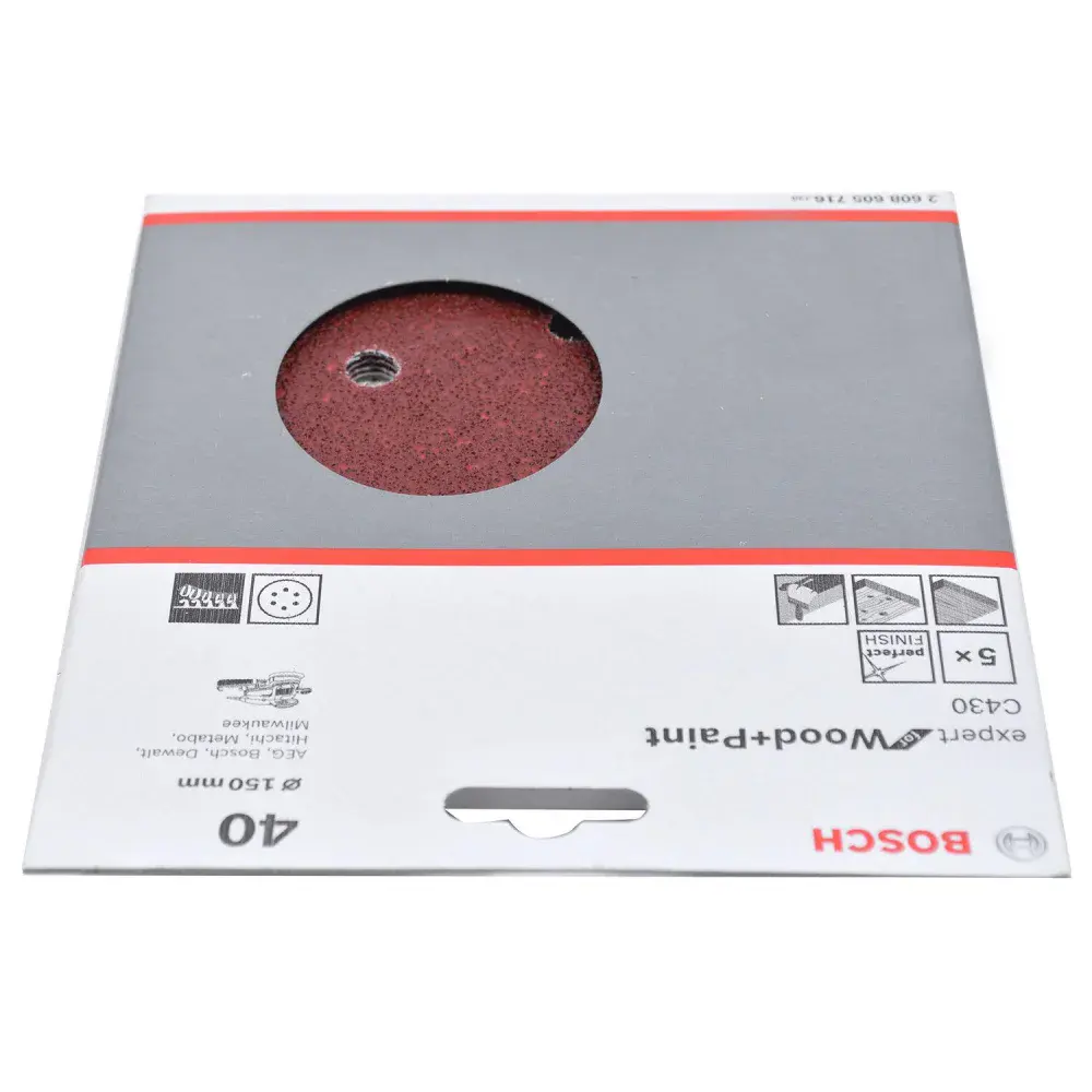 Folha de lixa C430 125MM com 5 unidades Bosch — fotografia 5