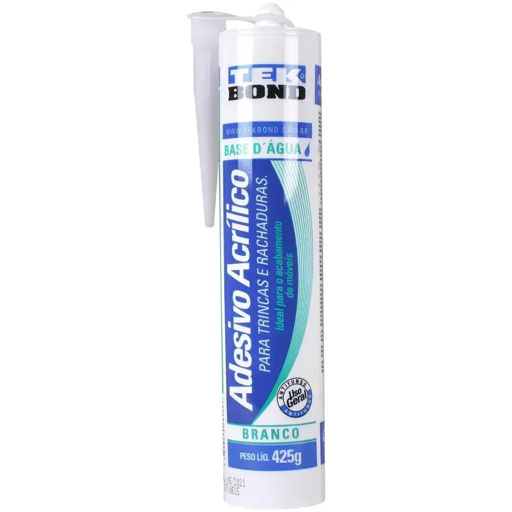 Sela trincas adesivo acrílico branco 425G Tekbond — fotografia 5