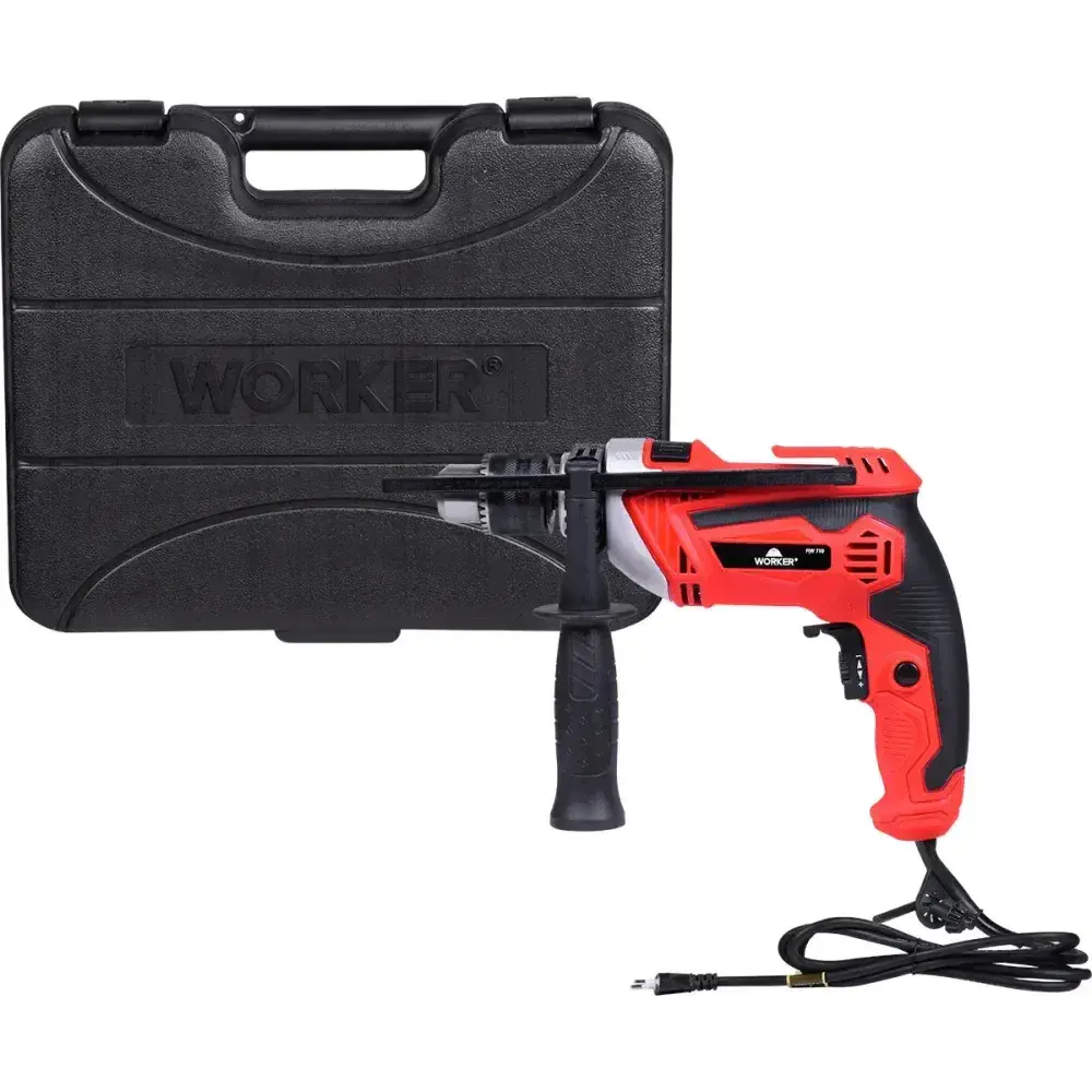 Furadeira de impacto 1/2 13MM 3000RPM 710W 127V Worker — fotografia 7