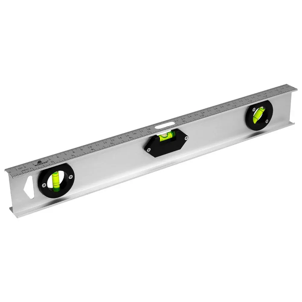 Nível alumínio modelo 40 com 1000MM 3 bolhas da Worker