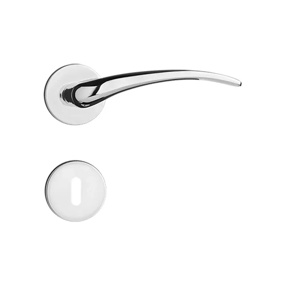 Fechadura interna classic roseta cromado Pado