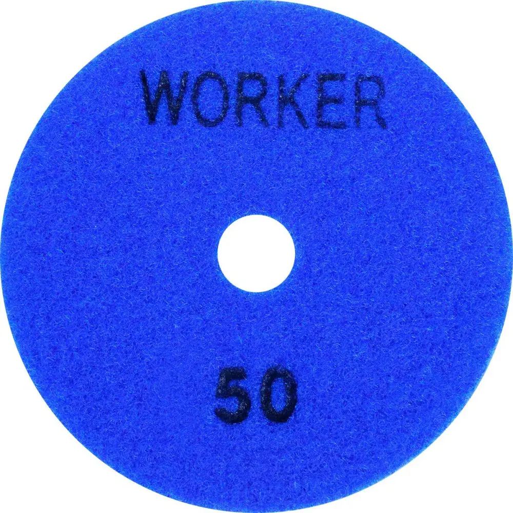 Disco de lixa diamantada com velcro 4 G50 azul Worker