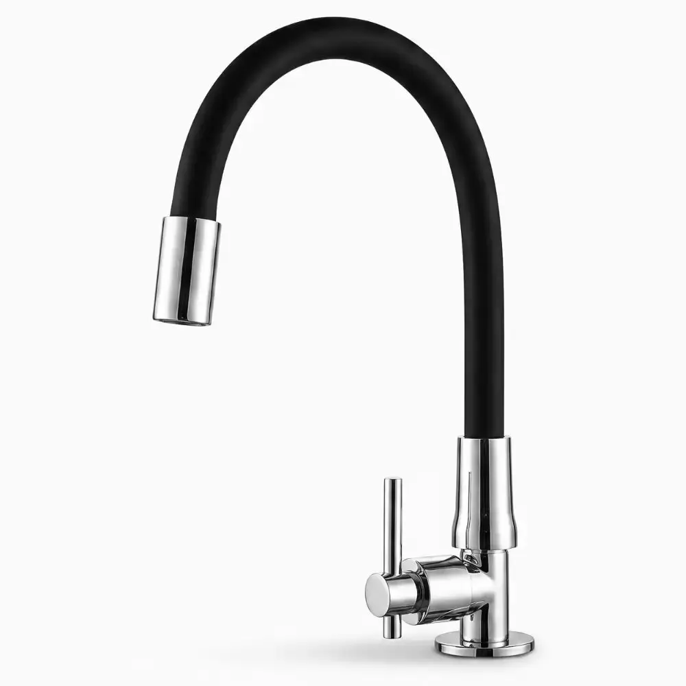Torneira flexível gourmet para cozinha 54CM ABS e aço inox casa LYS