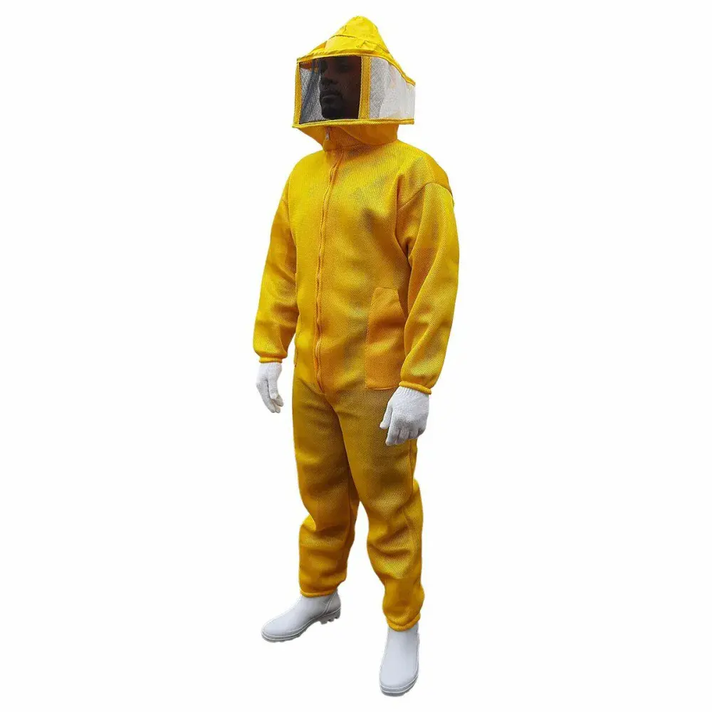 Macacão apicultura polimascara g amarelo Worker — fotografia de referência