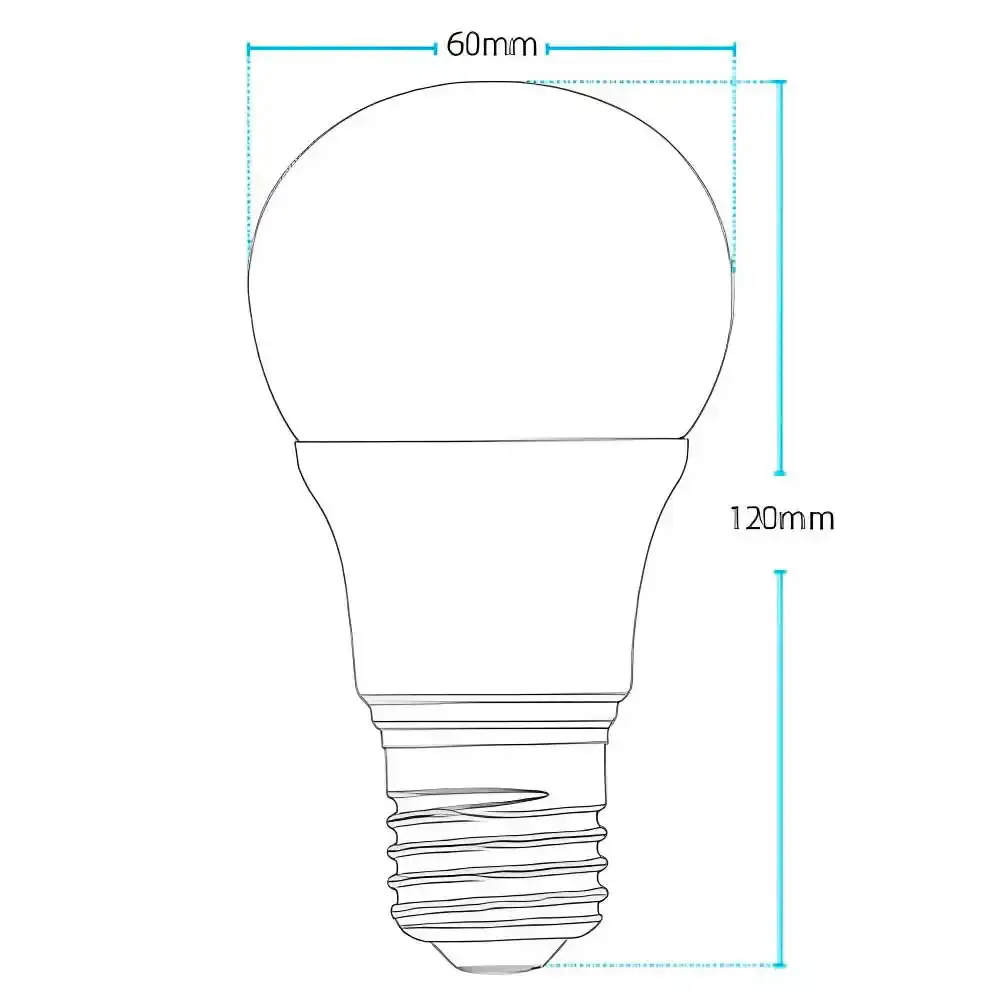 Lâmpada LED pera 7W bivolt 6500K com 18 unidades Avant — fotografia 5