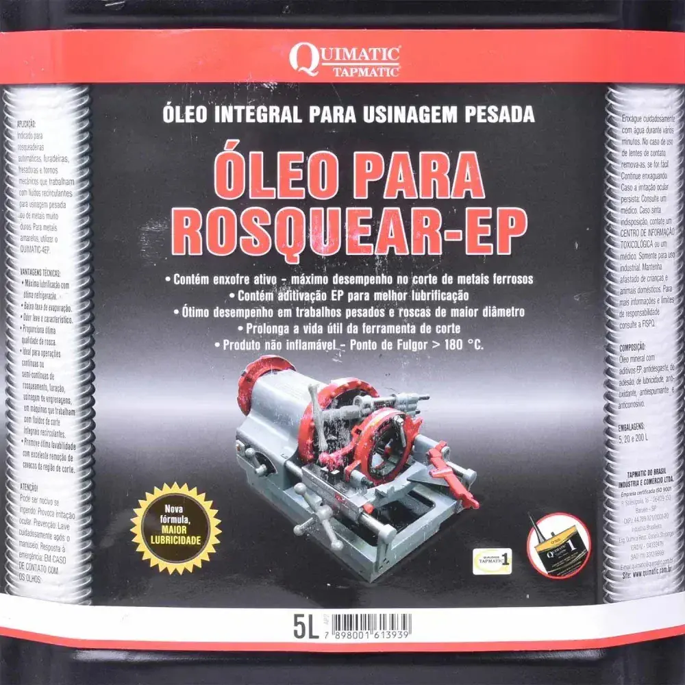 Óleo para rosquear-ep quimatic - 5L - quimatic tapmatic — fotografia 10