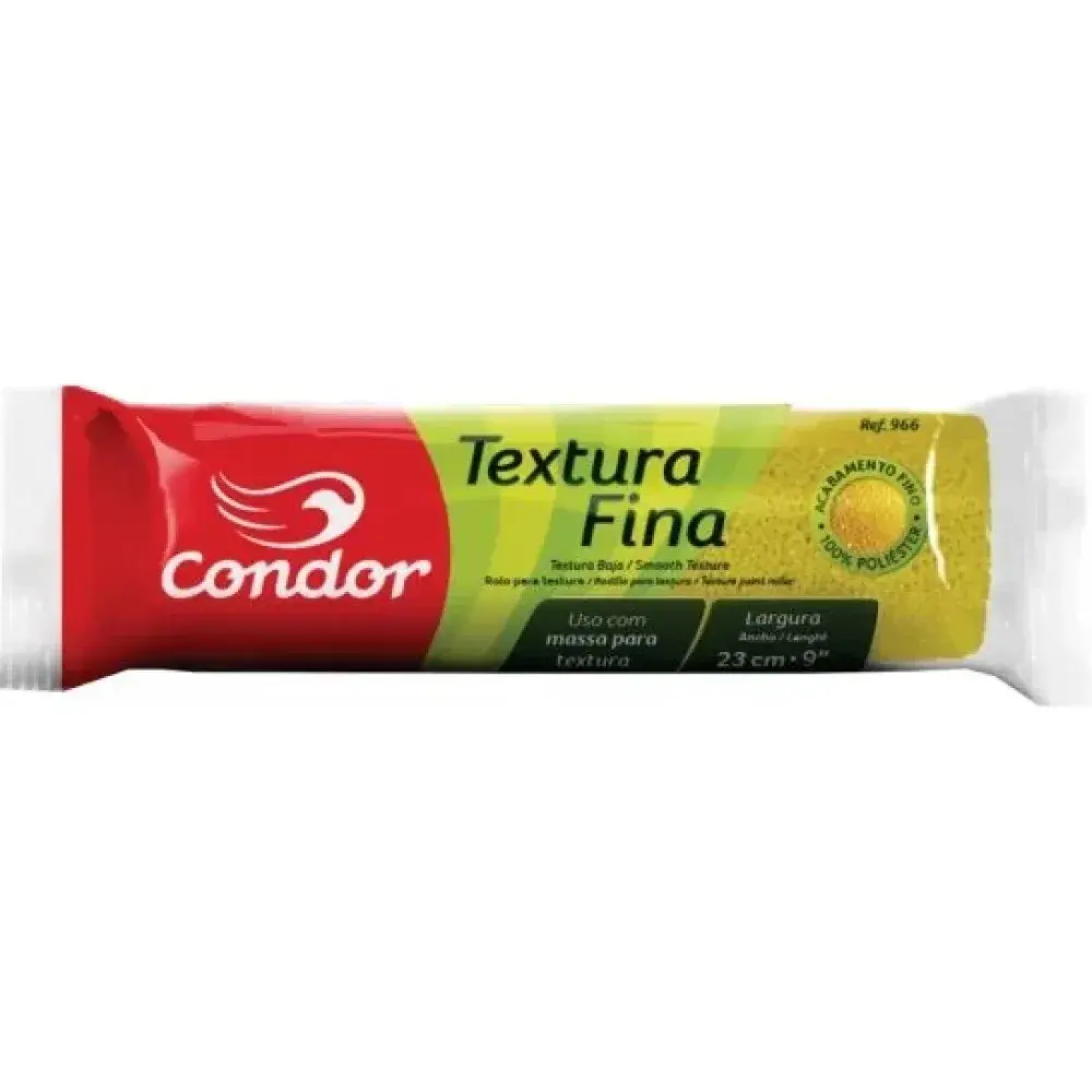 Rolo textura 963 23CM sem suporte fina Condor — fotografia 2