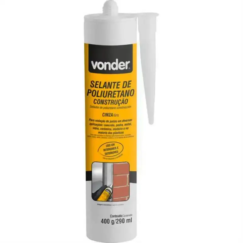 Selante PU de poliuretano construção 400 GR 290 ML Vonder — fotografia de referência