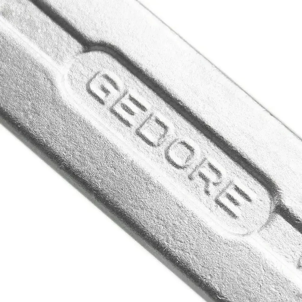 Chave Fixa 46 x 50mm Aço Cromo-Vanádio Niquelada 450mm GEDORE — fotografia 4