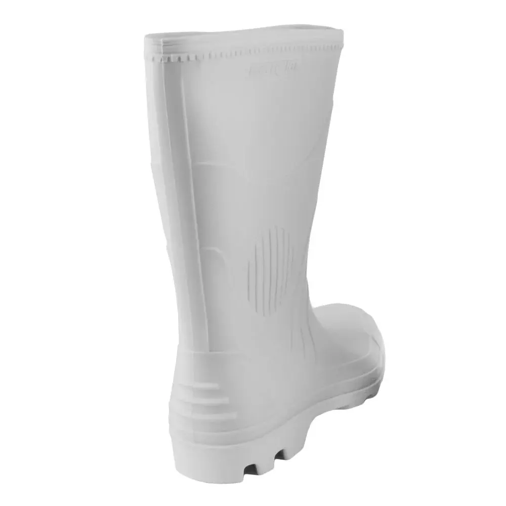 Bota de pvc branca Nº39 modelo 387 pega forte grendene — fotografia 4