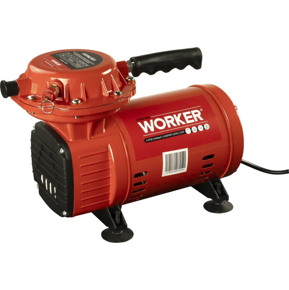 Compressor de ar direto 370W bivolt com kit de pintura Worker