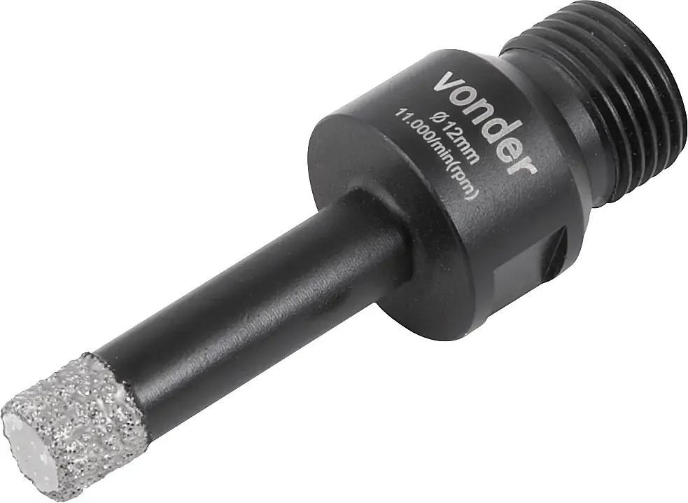 Serra copo diamantada 12MM para esmerilhadeira vonder Vonder Cross