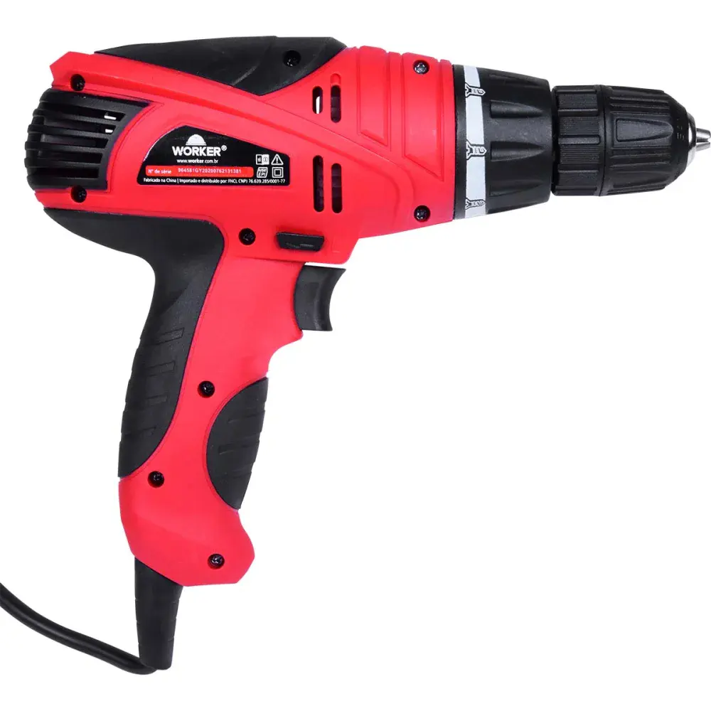 Furadeira parafusadeira FPW300 3/8” 10MM 280W 127V da Worker — fotografia 4