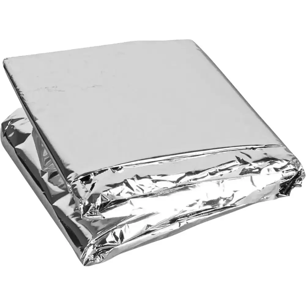 Manta Térmica de Emergência Aluminizado para Camping e Resgates 210 x 130 cm ZELT — fotografia 3