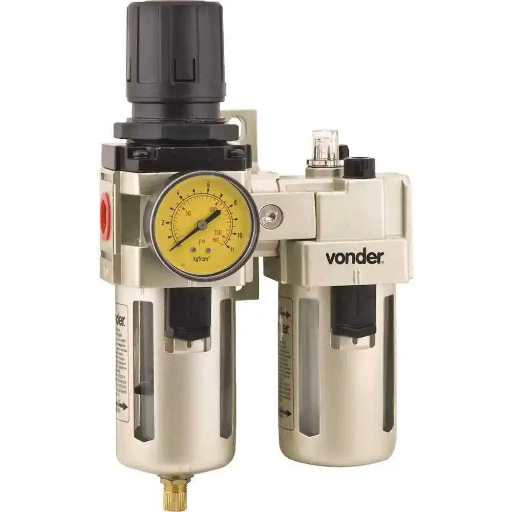 Regulador lubrificador 1/2 POL RL 120 Vonder — fotografia de referência