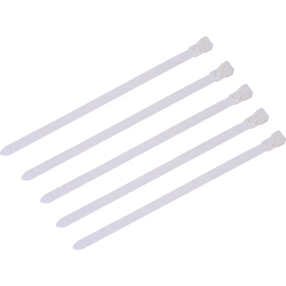 Abraçadeira com trava 200 x 7,6MM branca 20 peças Worker