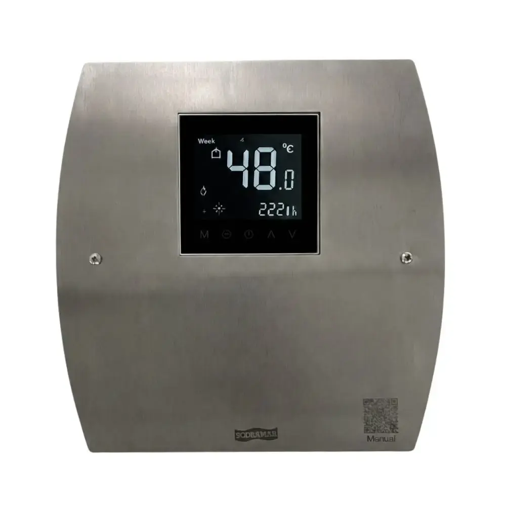 Comando touch para sauna a vapor compact line 4/6/9/12 KW Sodramar
