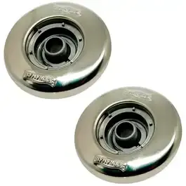 Dispositivo retorno inox 1.1/2 pol sobrepor 50MM 2 uni Sodramar — fotografia 2