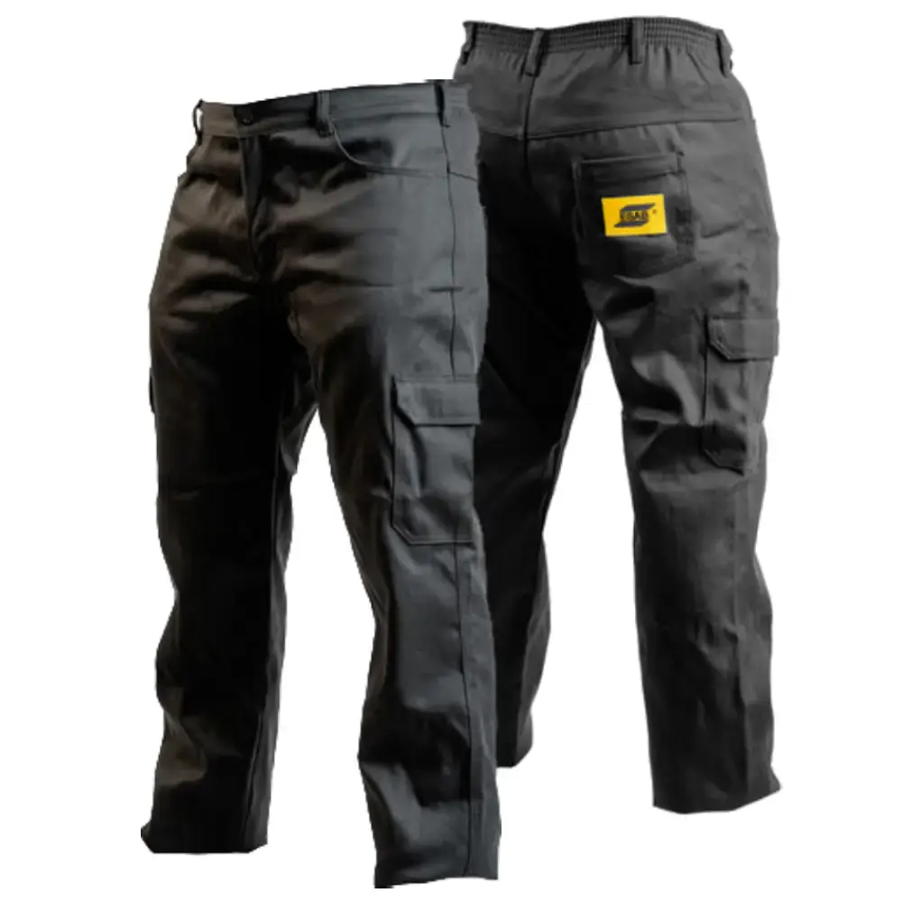 Calça soldador retardante de chamas HD black Esab P — fotografia de referência