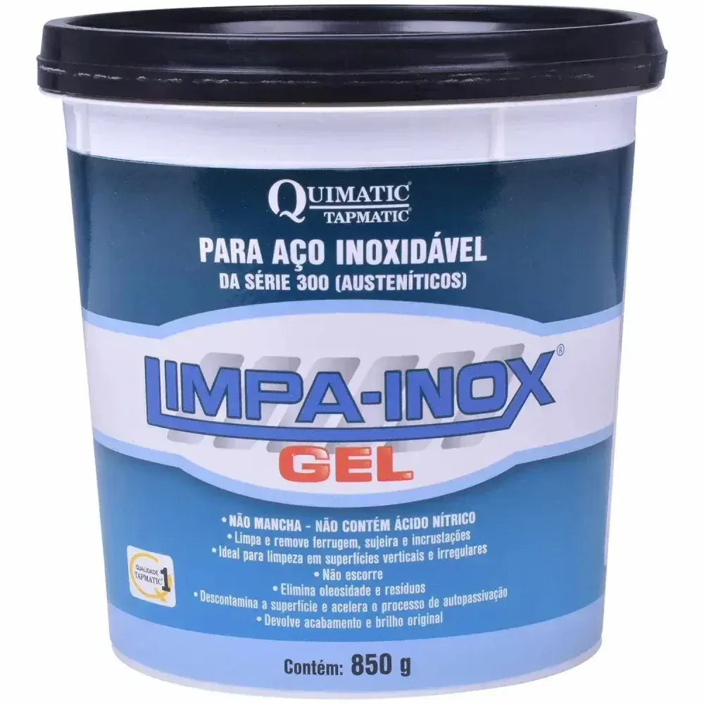 Limpa-inox gel quimatic - 850 g - quimatic tapmatic — fotografia 5