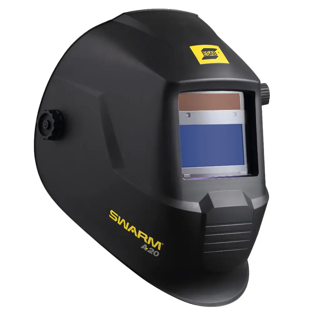 Máscara para solda automática com regulagem DIN 9-13 swarm A20 Esab — fotografia 2