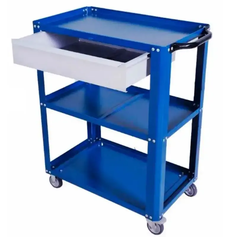 Carrinho para ferramentas desmontável 120 KG 1 gaveta CD-02 azul Fercar