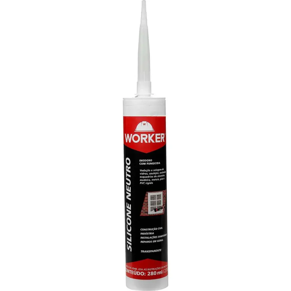 Silicone neutro transparente 280ML 274G Worker — fotografia 2