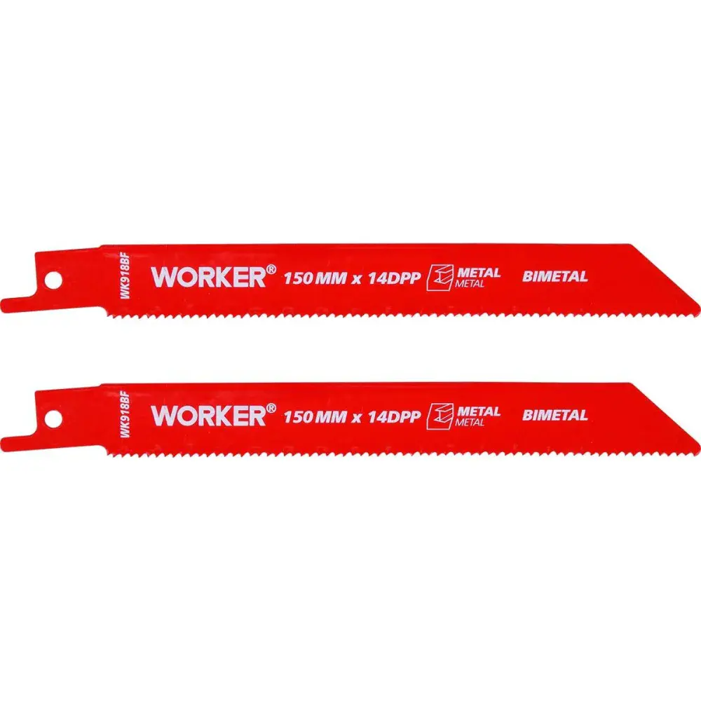 Lâmina para serra sabre bimetálica 1/2” 150MM 14 dentes Worker