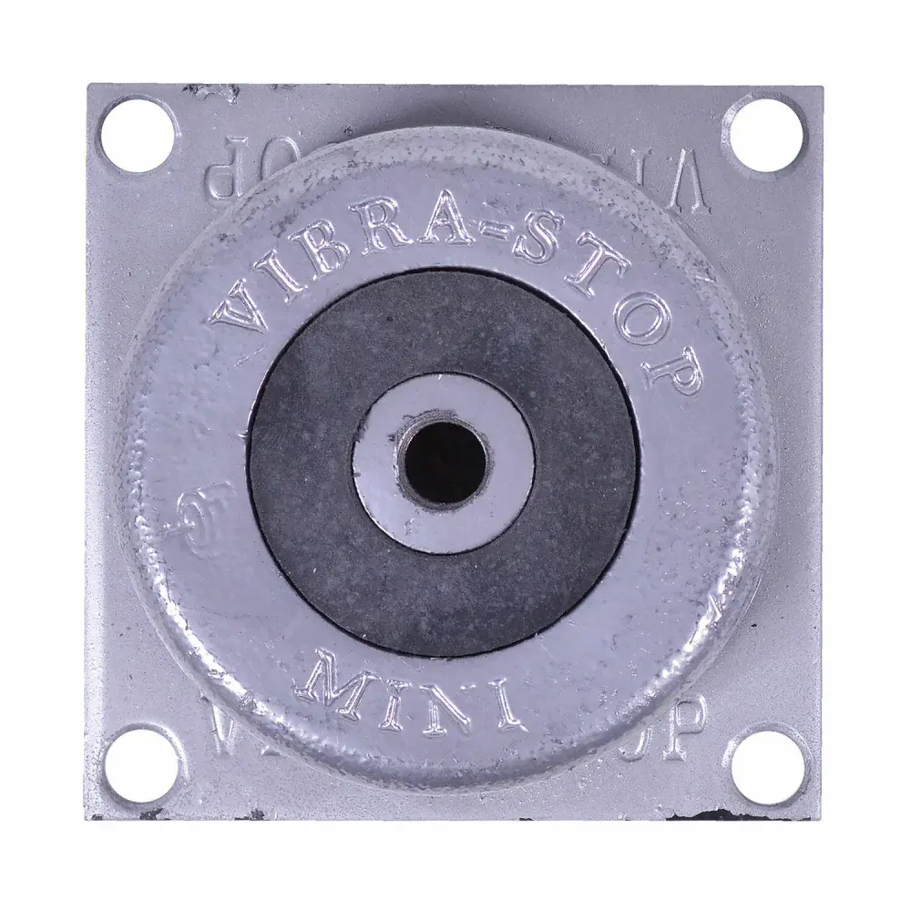 Amortecedor de impacto mini com chapa 1/2 500 kg Vibra-Stop — fotografia 4